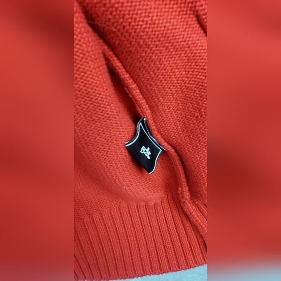 Akoo Mens Roe Sweater (Chili Pepper) Animal Print Embroidered Size S - Picture 7 of 10